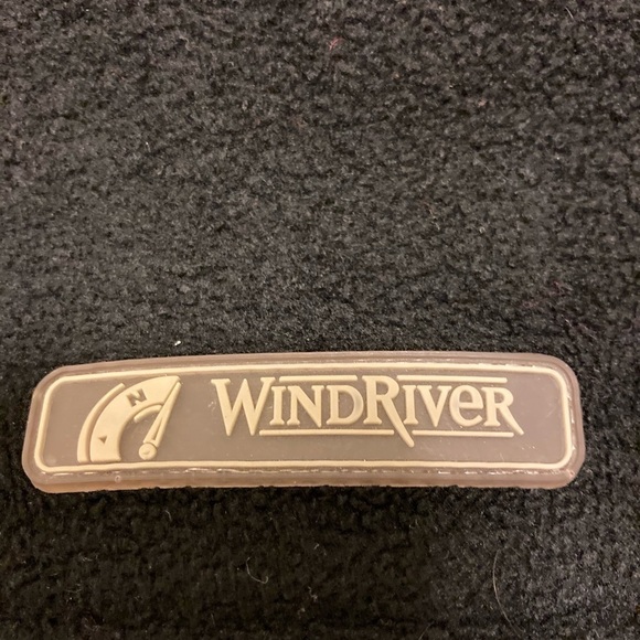 WIND RIVER Sz L Fleece and Fabric Warm Jacket Utility Coat - Picture 6 of 10